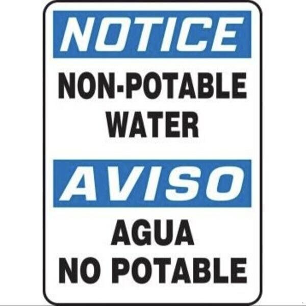 Accuform SPANISH BILINGUAL Safety Sign SBMCAW800XV SBMCAW800XV - main